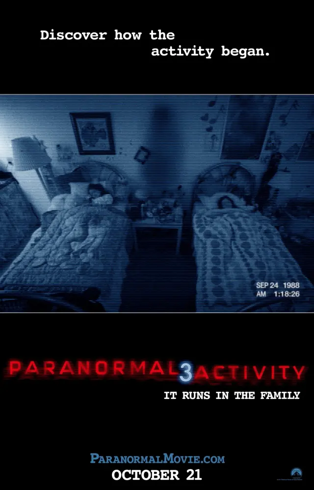 فیلم فعالیت فراطبیعی ۳ (Paranormal Activity 3) پوستر