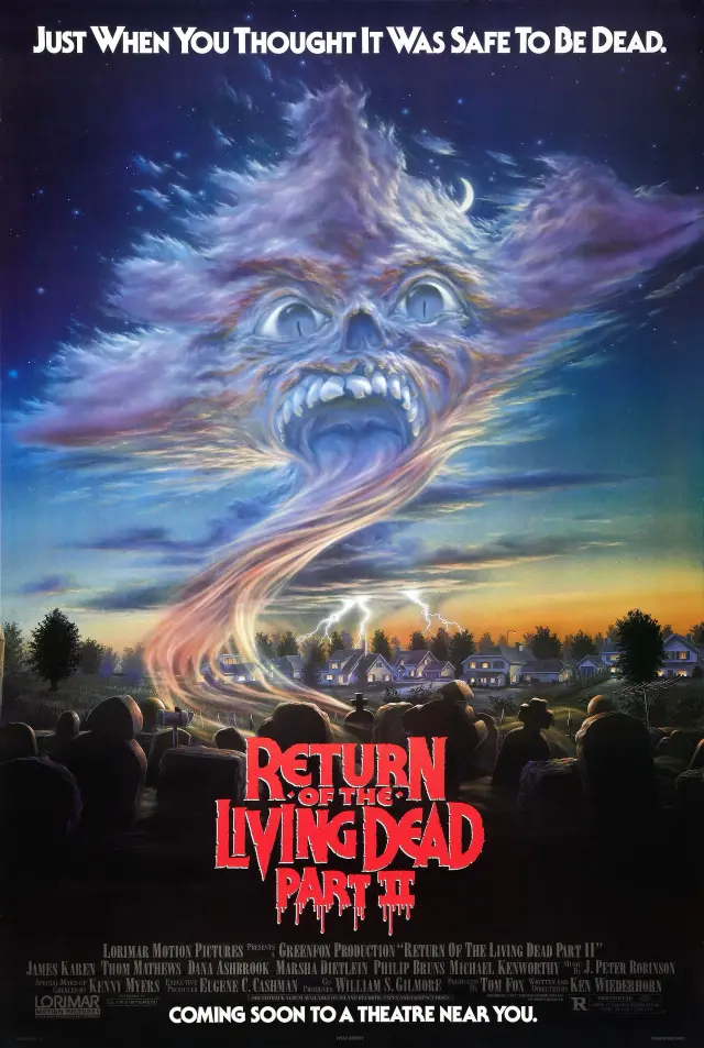 فیلم بازگشت مردگان زنده قسمت دوم (Return of the Living Dead II) پوستر