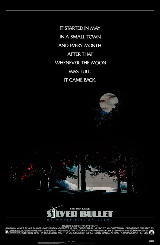 فیلم گلوله نقره (Silver Bullet) پوستر