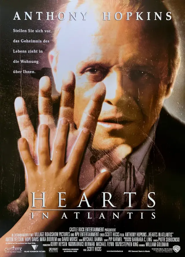 فیلم قلب‌ ها در آتلانتیس (Hearts in Atlantis) پوستر