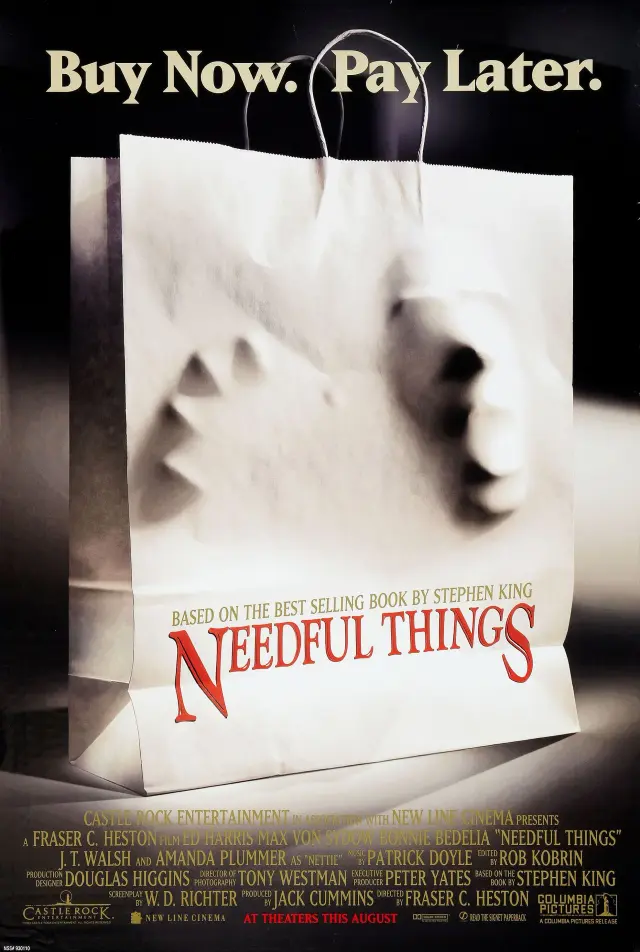 فیلم وسوسه شیطانی (Needful Things) پوستر