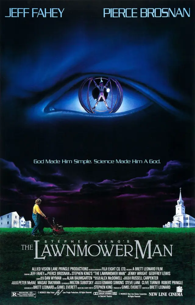 فیلم مرد چمن‌ زن (The Lawnmower Man) پوستر
