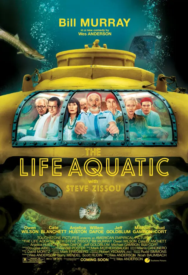 فیلم زندگی در آب با استیو زیسو (The Life Aquatic with Steve Zissou) پوستر