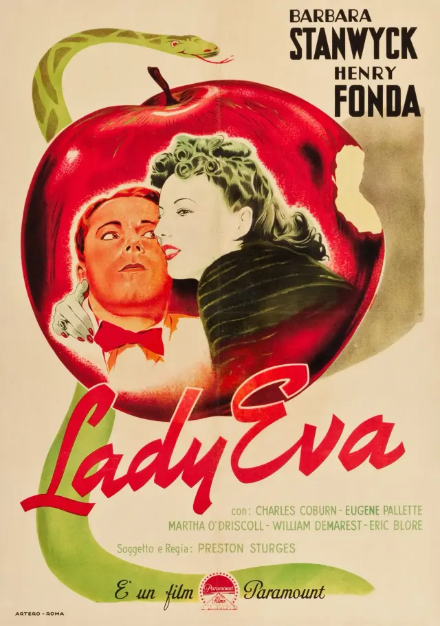 فیلم بانو ایو (The Lady Eve) پوستر