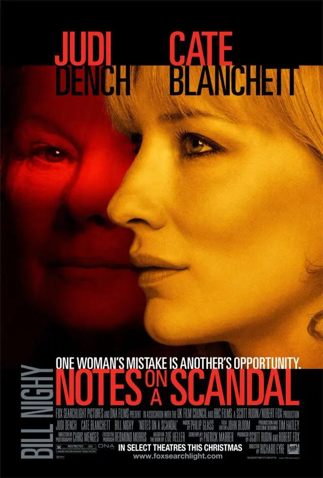 فیلم یادداشت هایی بر یک رسوایی (Notes on a Scandal) پوستر