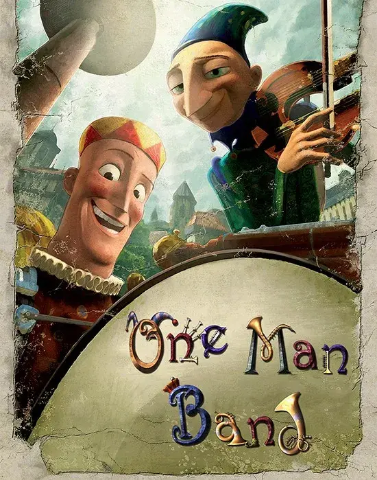 انیمیشن گروه موسیقی یک نفره (One Man Band) پوستر
