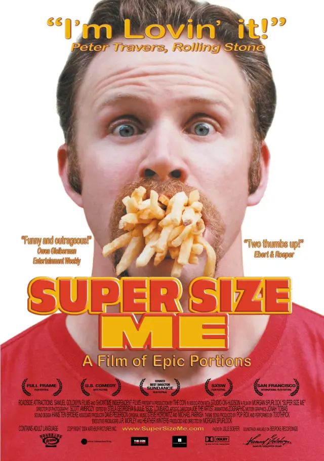 مستند سایز فوق‌ العاده من (Super Size Me) پوستر