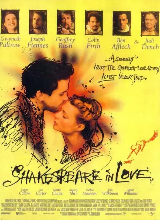 فیلم شکسپیر عاشق (Shakespeare in Love) پوستر