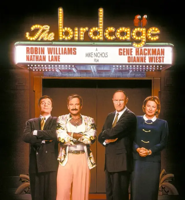 فیلم قفس پرنده (The Birdcage) پوستر