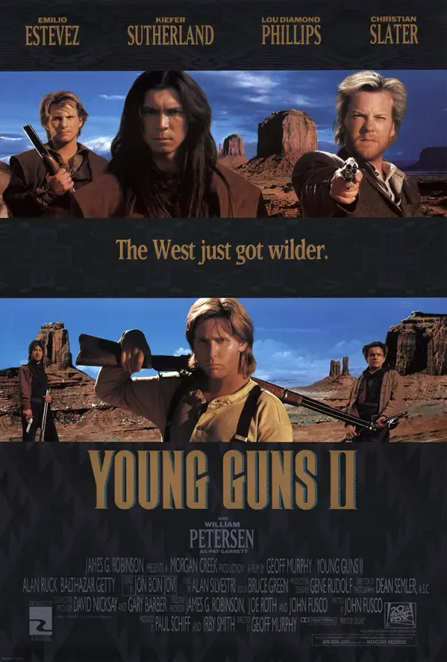 فیلم اسلحه های جوان ۲ (Young Guns II) پوستر