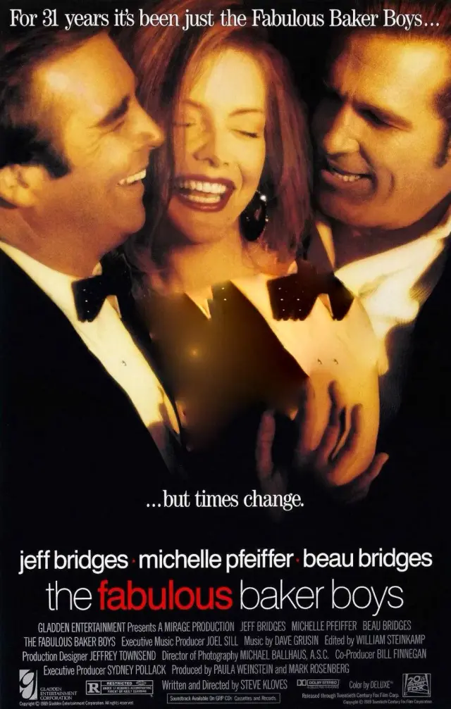 فیلم بیکرهای شگفت انگیز (The Fabulous Baker Boys) پوستر