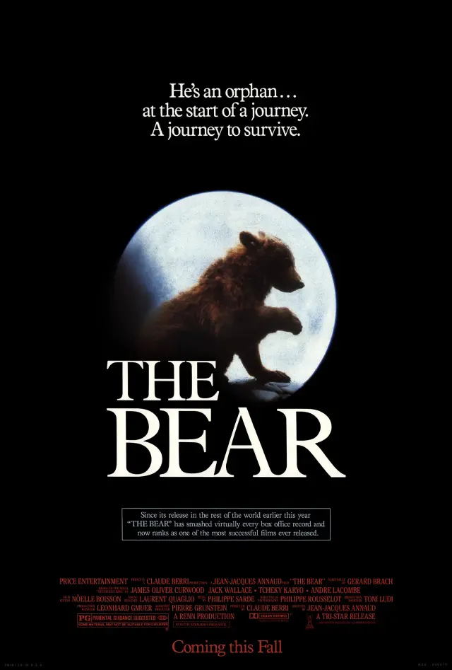 فیلم خرس 1988 (The Bear) پوستر