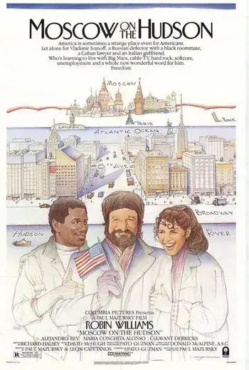فیلم مسکو روی هادسن (Moscow on the Hudson) پوستر
