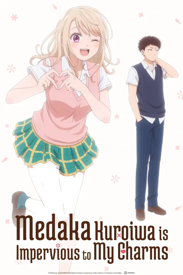 انیمه مداکا کورویوا در برابر جذابیت های من نفوذ ناپذیر است (Medaka Kuroiwa Is Impervious to My Charms) پوستر