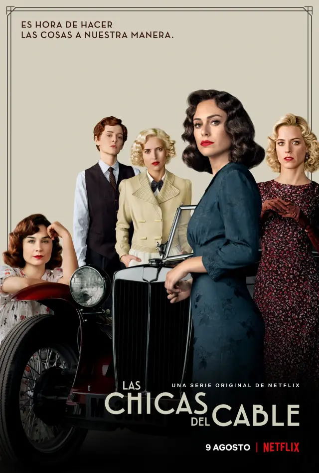 سریال دختران کابلی (Cable Girls) پوستر