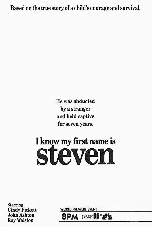 سریال من می دانم نام من استیون است (I Know My First Name Is Steven) پوستر