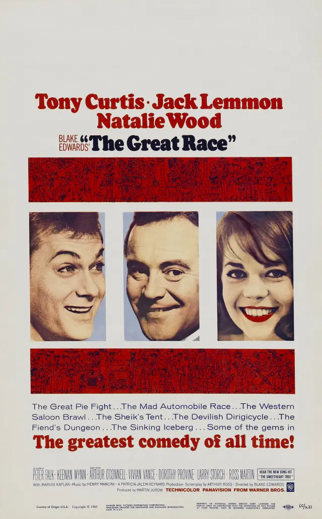 فیلم مسابقه بزرگ (The Great Race) پوستر