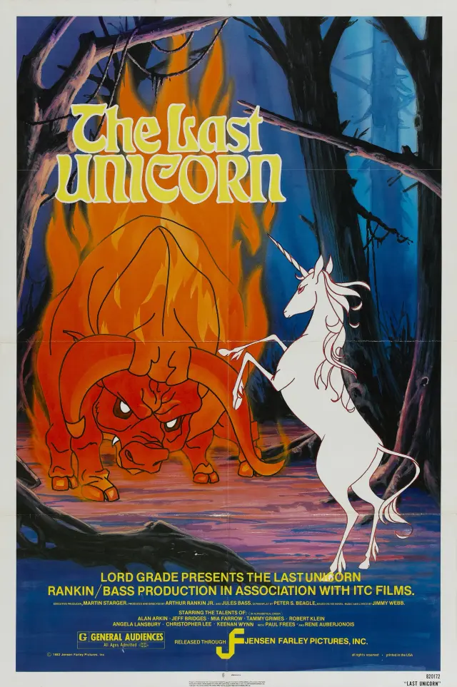 انیمیشن آخرین تک شاخ (The Last Unicorn) پوستر