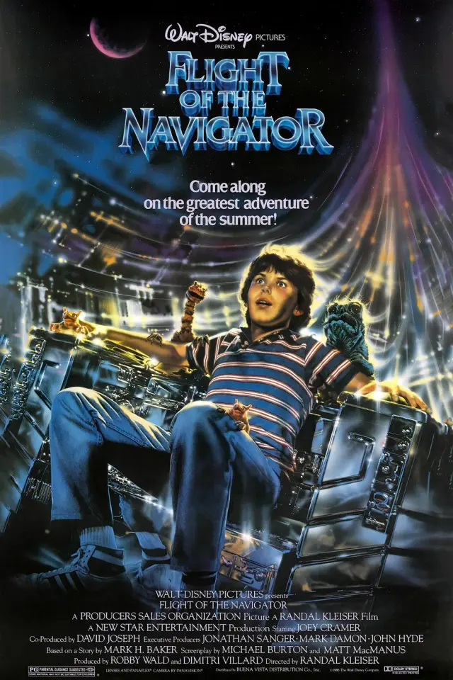 فیلم پرواز مسیریاب (Flight of the Navigator) پوستر