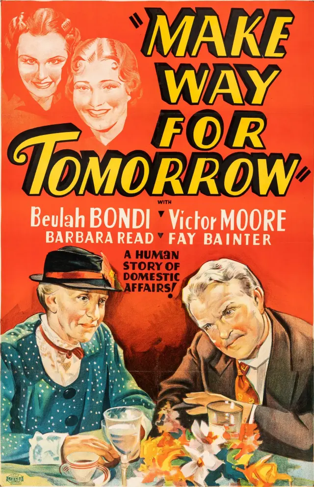 فیلم راهی برای فردا بساز (Make Way for Tomorrow) پوستر