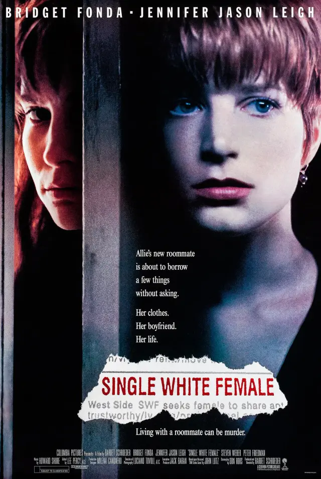 فیلم زن سفید مجرد (Single White Female) پوستر