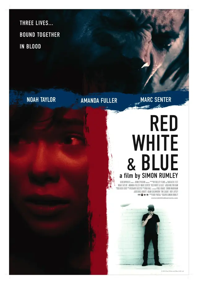 فیلم قرمز، سفید و آبی 2010 (Red White & Blue) پوستر