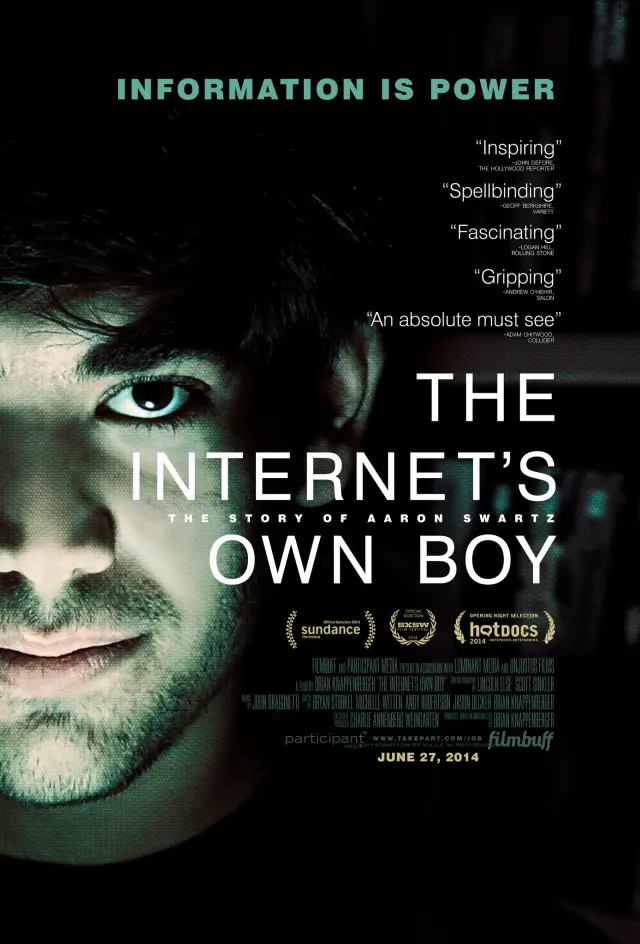 مستند پسر اینترنت: داستان آرون شوارتز (The Internet's Own Boy: The Story of Aaron Swartz) پوستر