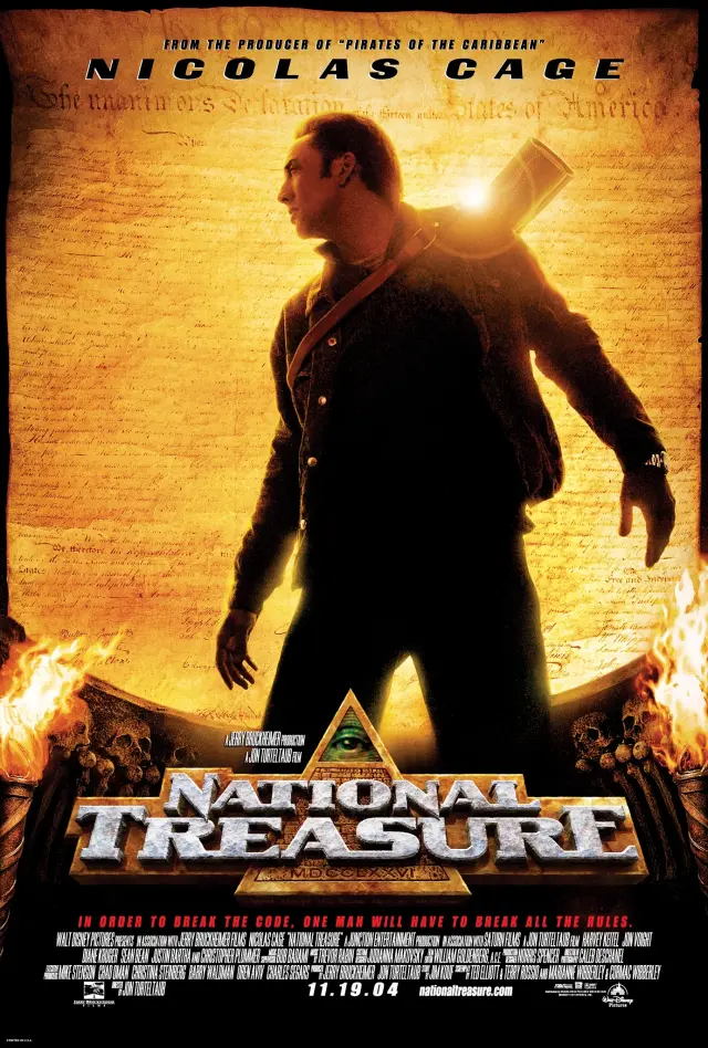فیلم گنجینه ملی (National Treasure) پوستر