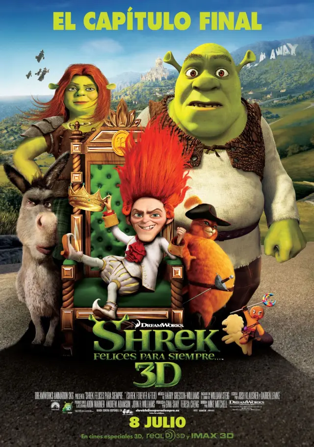 انیمیشن شرک برای همیشه (Shrek Forever After) پوستر