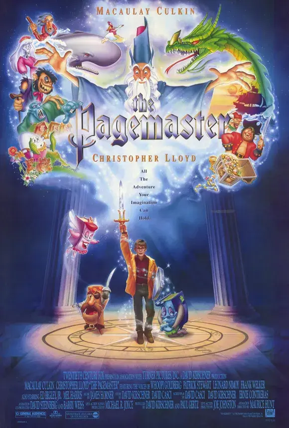 انیمیشن ارباب صفحات (The Pagemaster) پوستر