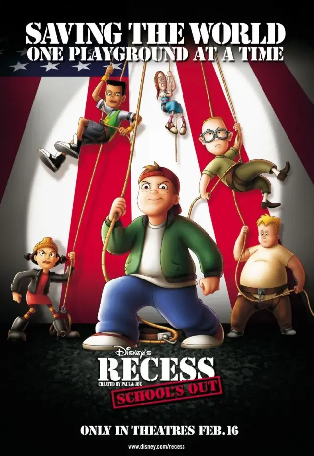 انیمیشن زنگ تفریح: فرار از مدرسه (Recess: School's Out) پوستر