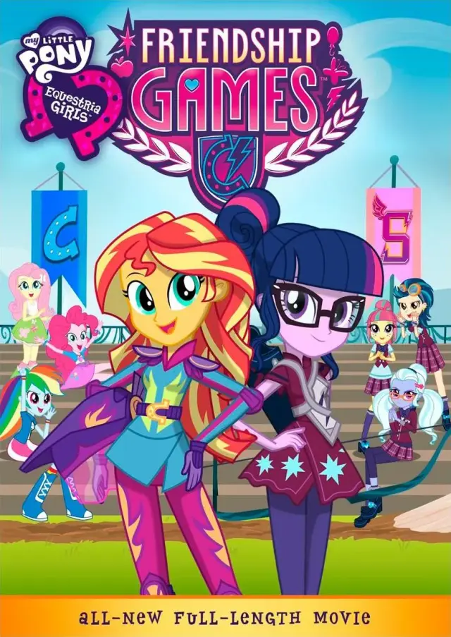انیمیشن پونی کوچولوی من: مسابقات دوستی (My Little Pony: Equestria Girls - Friendship Games) پوستر