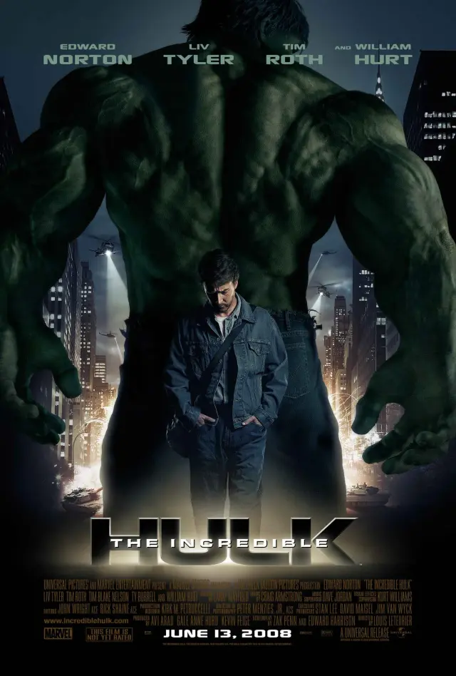 فیلم هالک شگفت انگیز 2008 (The Incredible Hulk) پوستر