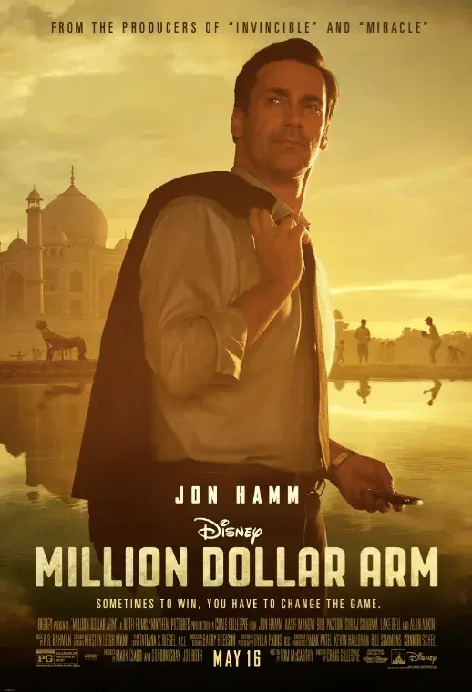 فیلم بازوی میلیون دلاری (Million Dollar Arm) پوستر