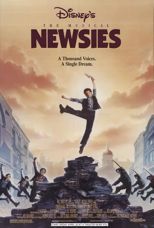 فیلم روزنامه فروشان (Newsies) پوستر