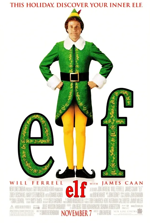فیلم الف 2003 (Elf) پوستر