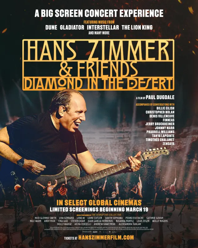 فیلم هانس زیمر و دوستان: الماس در صحرا	 (Hans Zimmer & Friends: Diamond in the Desert) پوستر