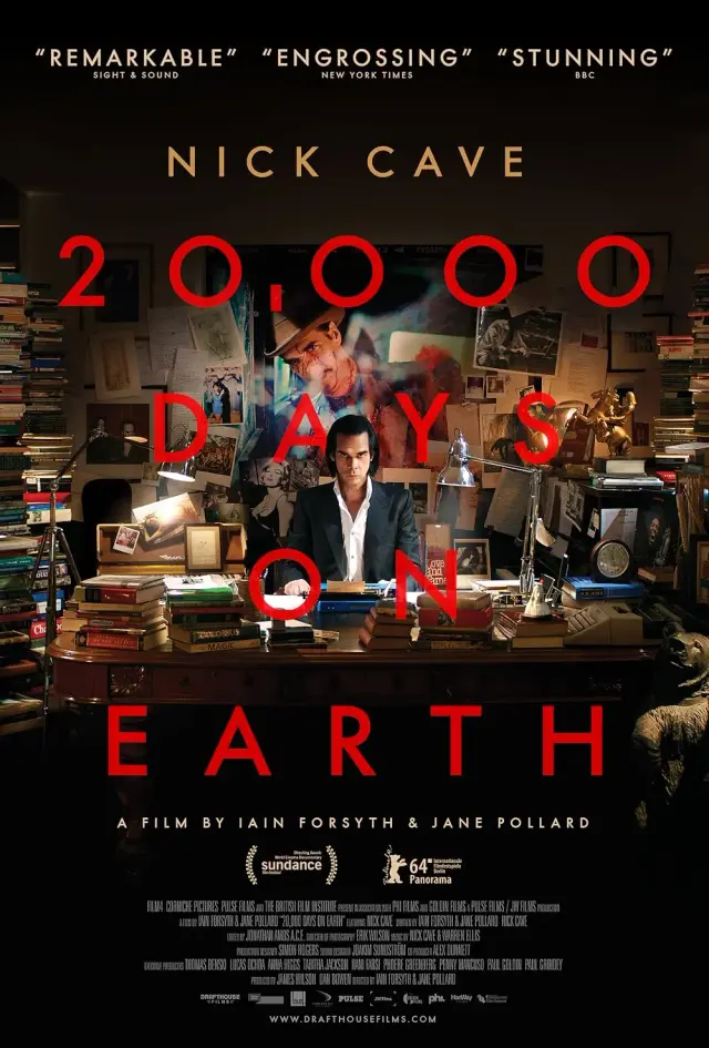 مستند 20000 روز روی زمین (20,000 Days on Earth) پوستر