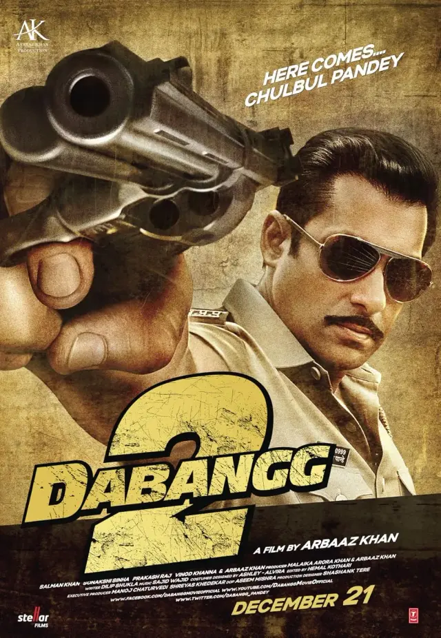 فیلم نترس ۲ (Dabangg 2) پوستر