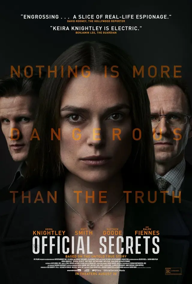 فیلم اسرار رسمی (Official Secrets) پوستر