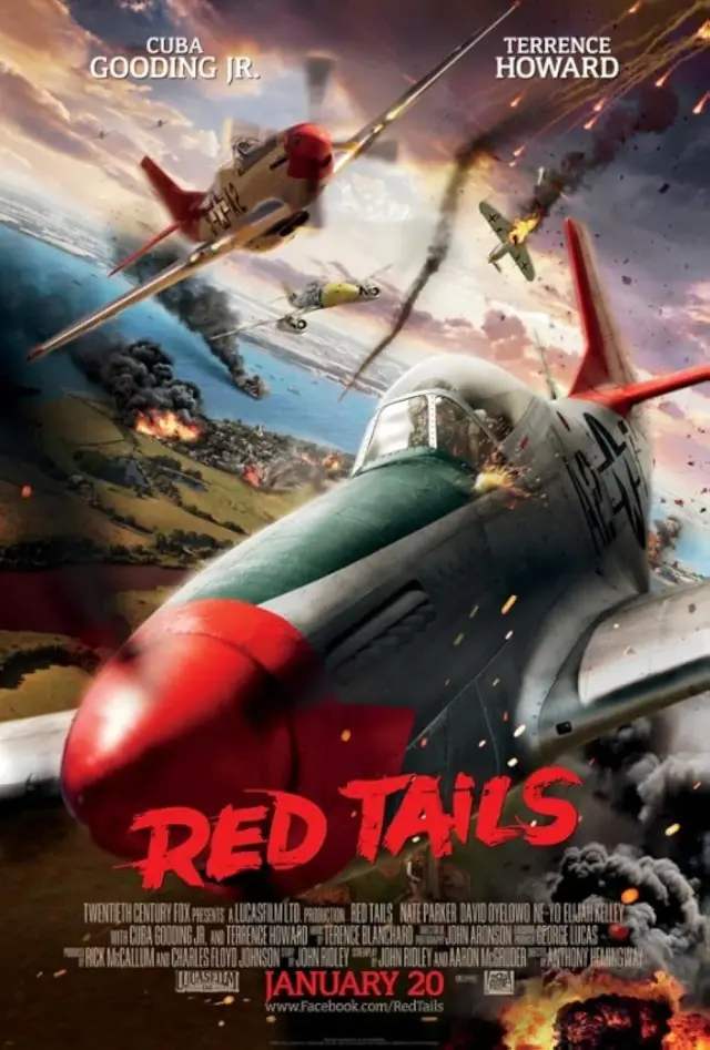 فیلم دم قرمزها (Red Tails) پوستر