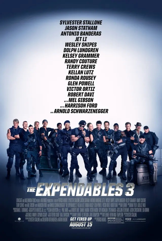 فیلم بی مصرف ها 3 (The Expendables 3) پوستر