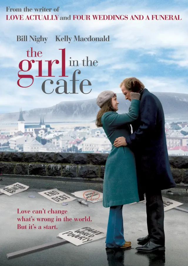 فیلم دختری در کافه (The Girl in the Café) پوستر