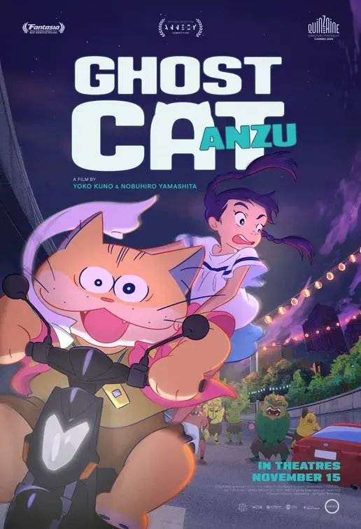 انیمیشن آنزو گربه شبحی (Ghost Cat Anzu) پوستر