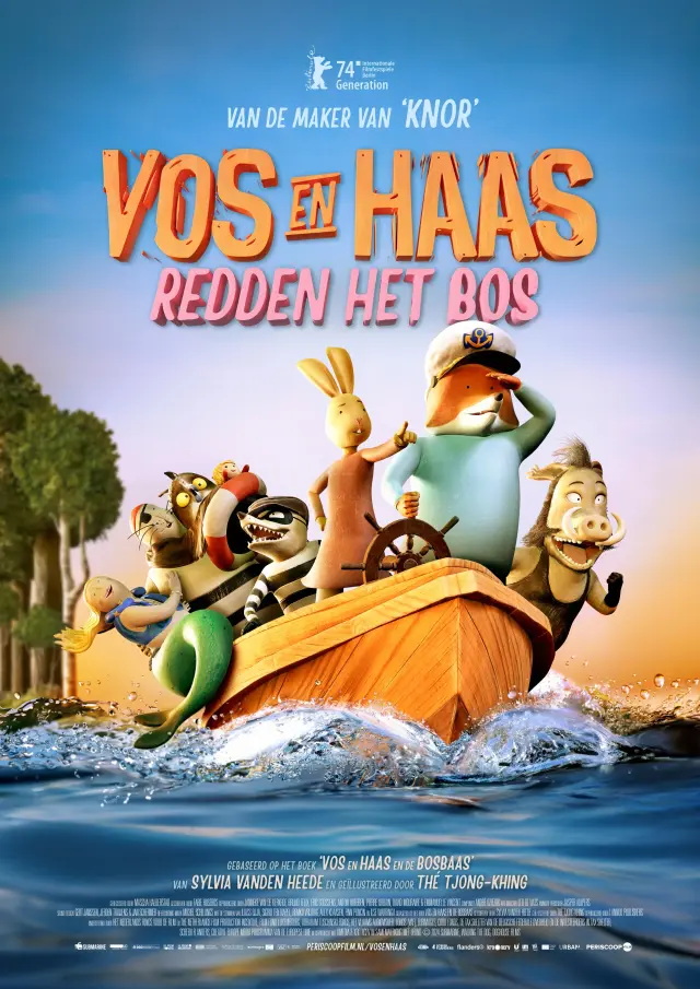 انیمیشن نجات جنگل به دست روباه و خرگوش (Fox & Hare Save the Forest) پوستر