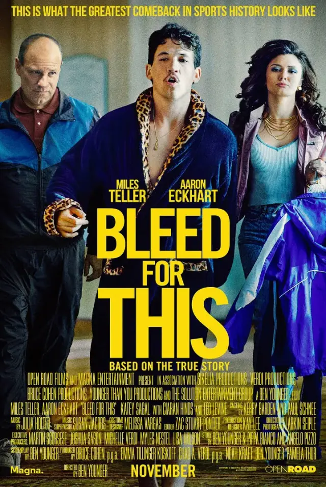 فیلم برای این خون بریز (Bleed for This) پوستر