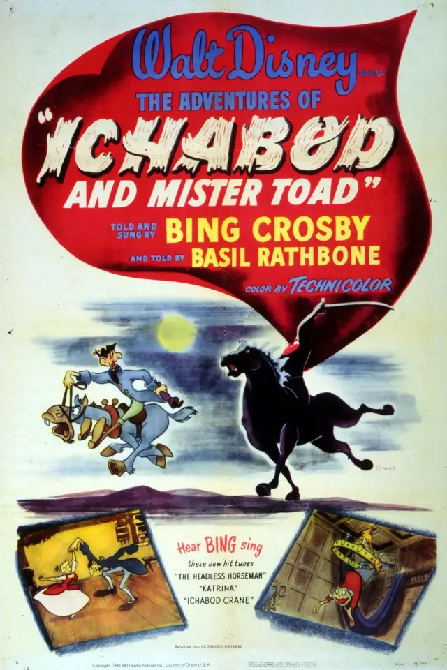 انیمیشن ماجراهای ایچابود و آقای تاد قورباغه (The Adventures of Ichabod and Mr. Toad) پوستر