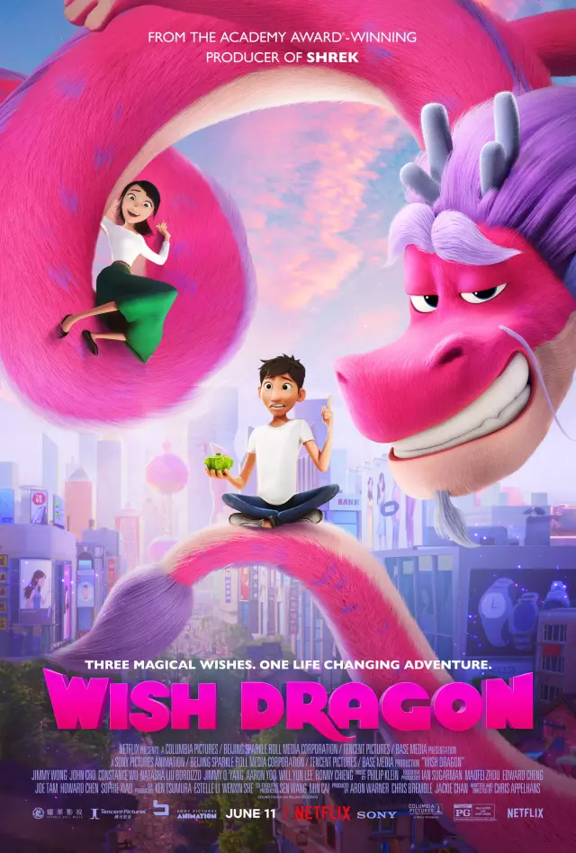 انیمیشن اژدهای آرزوها (Wish Dragon) پوستر