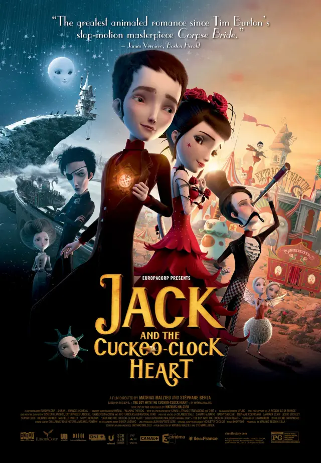 انیمیشن جک پسری با قلب کوکی (Jack and the Cuckoo-Clock Heart) پوستر