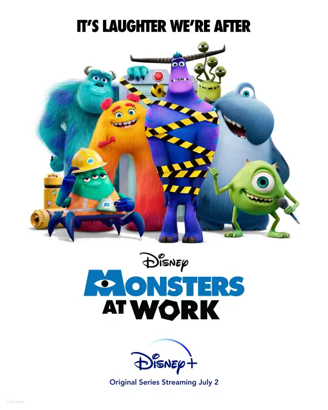 انیمیشن هیولاها در محل کار (Monsters at Work) پوستر